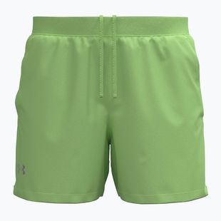 Men's running shorts Under Armour Launch 5" lumos lime/white