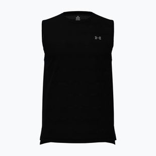 Men's running top Under Armour Velociti Tank black/black/metallic silver