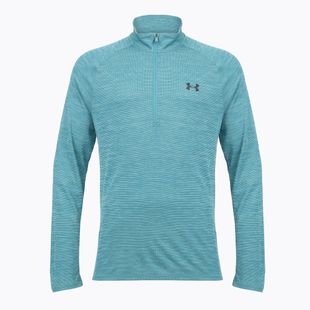 Men's longsleeve Under Armour Tech Textured 1/2 Zip boundless blue/black