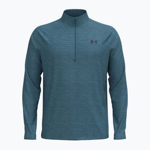 Men's longsleeve Under Armour Tech Textured 1/2 Zip boundless blue/black