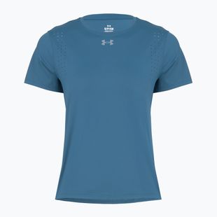 Women's running top Under Armour Velociti Pro wham blue/hyper green/white