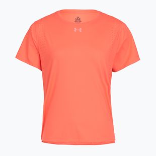Women's running top Under Armour Velociti Pro electric tangerine/black/green mode