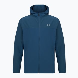 Men's running jacket Under Armour Velociti Pro Storm wham blue/boundless blue/black
