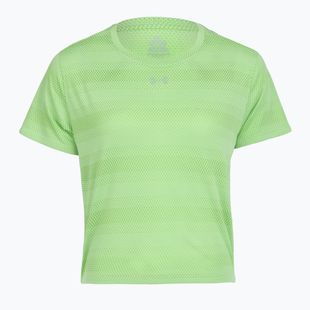 Women's running top Under Armour Velociti lumos lime/white