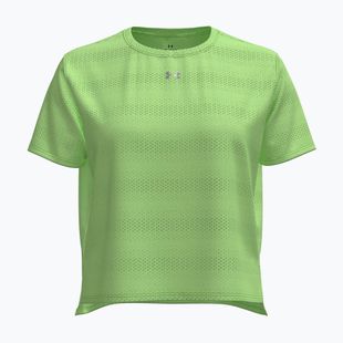 Women's running top Under Armour Velociti lumos lime/white