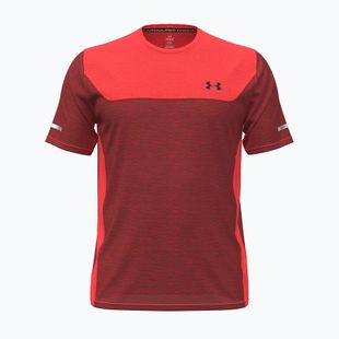Men's training T-shirt Under Armour Tech Utility venom red/black