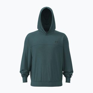 Men's sweatshirt Under Armour Rival LW Hoodie rack green/black