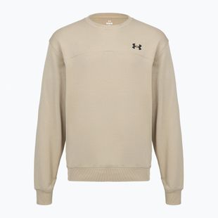 Men's sweatshirt Under Armour Rival LW Crew city khaki/black