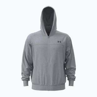 Men's sweatshirt Under Armour Rival LW FZ mod gray light heather/black