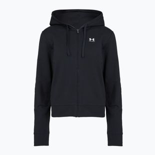 Women's sweatshirt Under Armour Sport Terry FZ black/white
