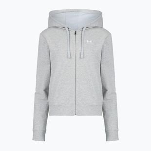 Women's sweatshirt Under Armour Sport Terry FZ mod gray light heather/white