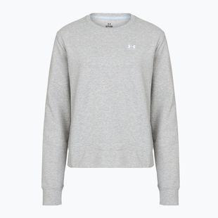 Women's sweatshirt Under Armour Sport Terry Crew mod gray light heather/white