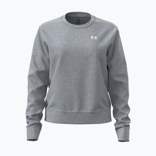Women's sweatshirt Under Armour Sport Terry Crew mod gray light heather/white