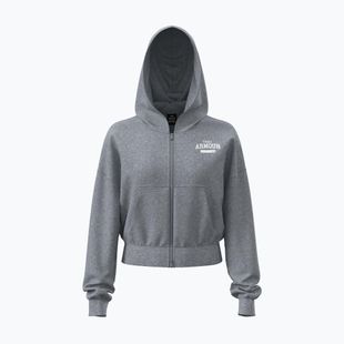 Women's sweatshirt Under Armour Icon Fleece Nov FZ mod gray light heather/white