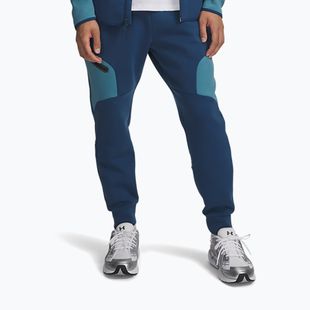 Men's trousers Under Armour Unstoppable Fleece wham blue/boundless blue/black