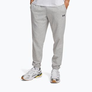 Men's trousers Under Armour Rival LW Jogger mod gray light heather/black