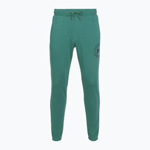Men's trousers Under Armour Rival LW Graphic Jogger rack green/black