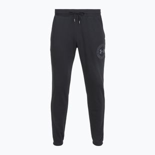Men's trousers Under Armour Rival LW Graphic Jogger black/castelrock