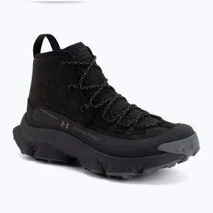 Men's trekking boots Under Armour Charged Expanse Mid LTHR WP Black/Anthracite/Bayou
