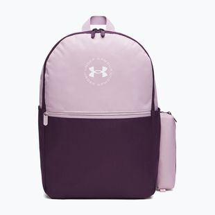 Urban backpack Under Armour Essential Printed Backpack mauve pink/purple echo/white