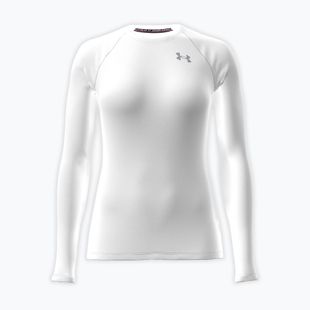 Women's training longsleeve Under Armour HG Authentics Comp LS white/halo gray