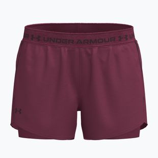 Women's training shorts Under Armour Tech Play Up 2IN1 Shorts claret/claret/ox blood