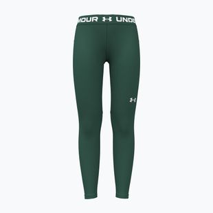 Children's leggings Under Armour HeatGear Leggings campus ivy/white