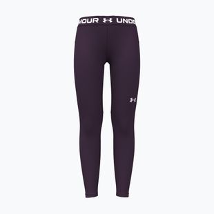 Children's leggings Under Armour HeatGear Leggings purple echo/white
