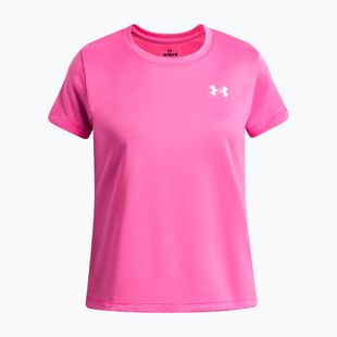 Children's training shirt Under Armour Tech SSC SS pink frenzy/white