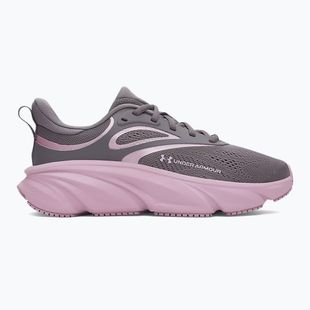 Women's running shoes Under Armour Rogue 6 castlerock/mauve pink/mauve pink