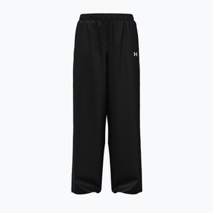 Children's trousers Under Armour G Icon Woven Open Leg Pant black/black/white