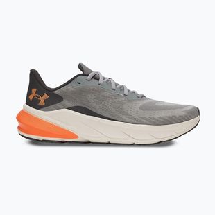 Men's running shoes Under Armour Turbulence 3 clay green/black/outrageous orange