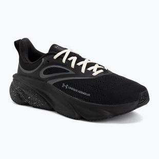 Men's running shoes Under Armour Rogue 6 black/winter white/metallic black