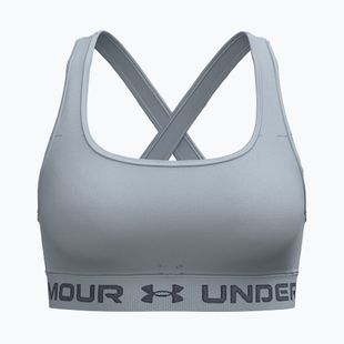 Training bra Under Armour Crossback Mid blue fog/downpour gray