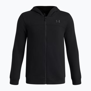 Children's sweatshirt Under Armour Rival Lightweight Full Zip ultimate black/black