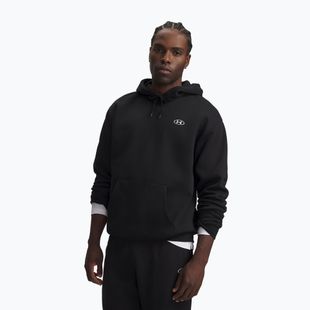 Men's sweatshirt Under Armour Rival Fleece Hoodie ultimate black/white