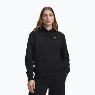 Women's sweatshirt Under Armour Rival Fleece Hoodie ultimate black/white