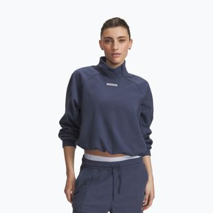 Women's training sweatshirt Under Armour Performance Fleece Qz downpour gray/downpour gray