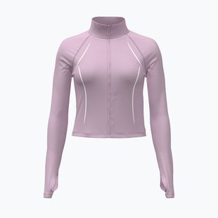 Women's training sweatshirt Under Armour Meridian Contour Full Zip mauve pink/white/mauve pink