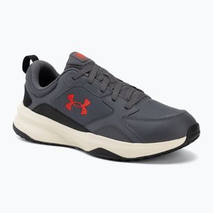 Men's training shoes Under Armour Charged Edge castlerock/winter white/anthem red