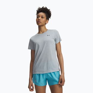 Women's training shirt Under Armour Tech Twist blue fog/downpour gray