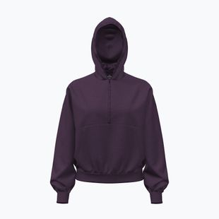 Women's training sweatshirt Under Armour Icon Fleece HZ Hoodie purple echo/purple echo