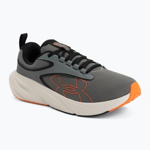 Men's running shoes Under Armour Surge 5 clay green/summit white/outrageous orange