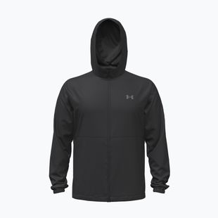 Men's running jacket Under Armour Velociti Hooded Jacket ultimate black/reflective