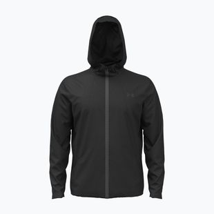 Men's training jacket Under Armour Tech Utility Woven Jacket black/black/steel