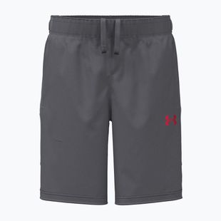 Children's shorts Under Armour Tech Utility Woven Shorts castlerock/mod gray/racer red