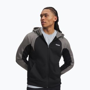 Men's sweatshirt Under Armour Armour Fleece Winter ultimate black/clay green/white
