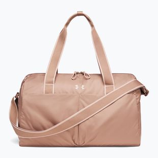Women's training bag Under Armour Studio Lite Duffle 26 l deep almond/bashful pink