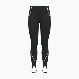Women's training leggings Under Armour Meridian Contour Stirrup Leggings ultimate black/white/ultimate black
