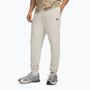 Men's trousers Under Armour Rival LW Jogger summit white/black